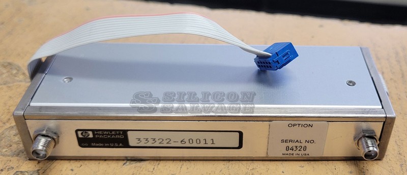 HP Agilent 33322-60011 DC-12GHz 130dB SMA Programmable Attenuator 24V