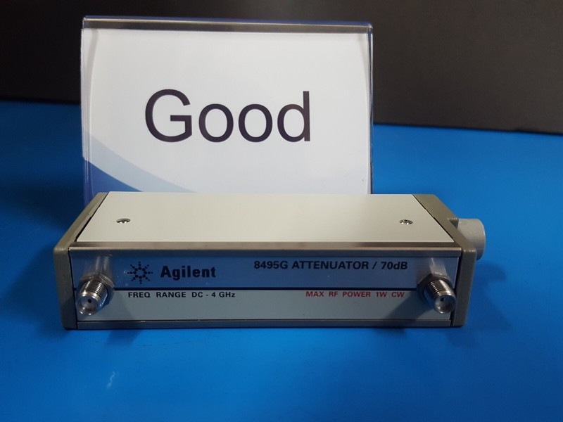 Agilent 8495G: Program Step Attenuator DC-4Ghz 70 dB, W/Opt. 002 011 (3010)