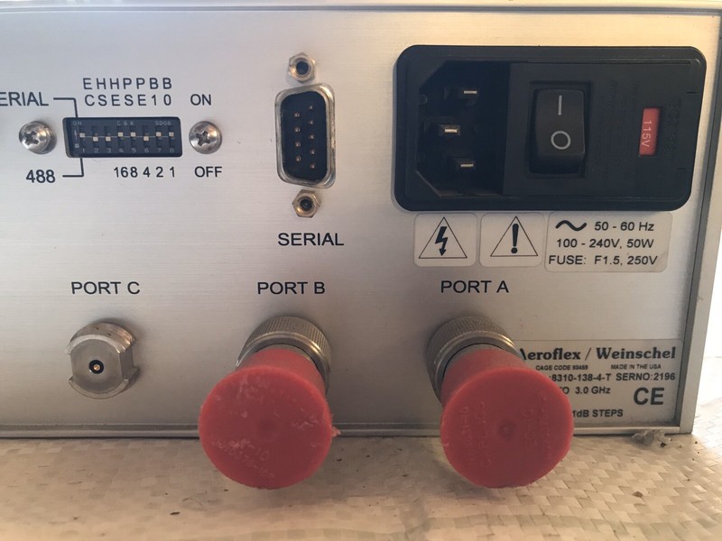 Aeroflex 8310 -138-4-T Quad Channel Programmable Attenuator gallery
