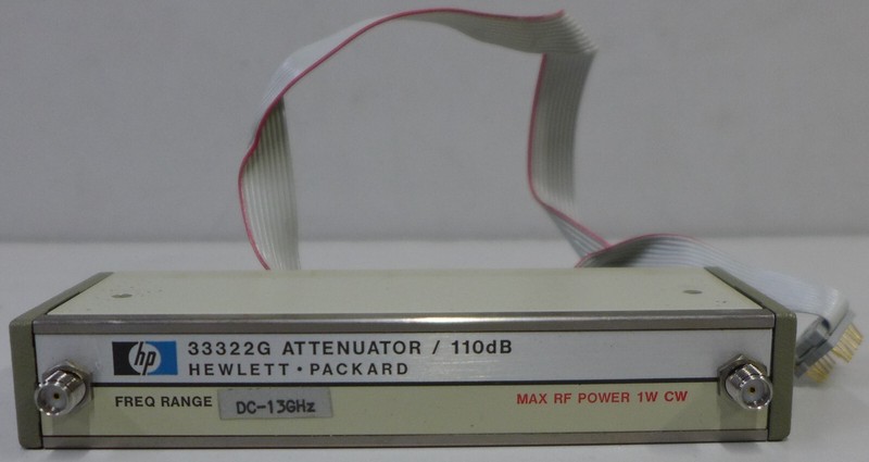 HP 33322G-016 H89 Prog. Attenuator DC-13 GHz, 0-110 dB, 10 dB step (Complete)