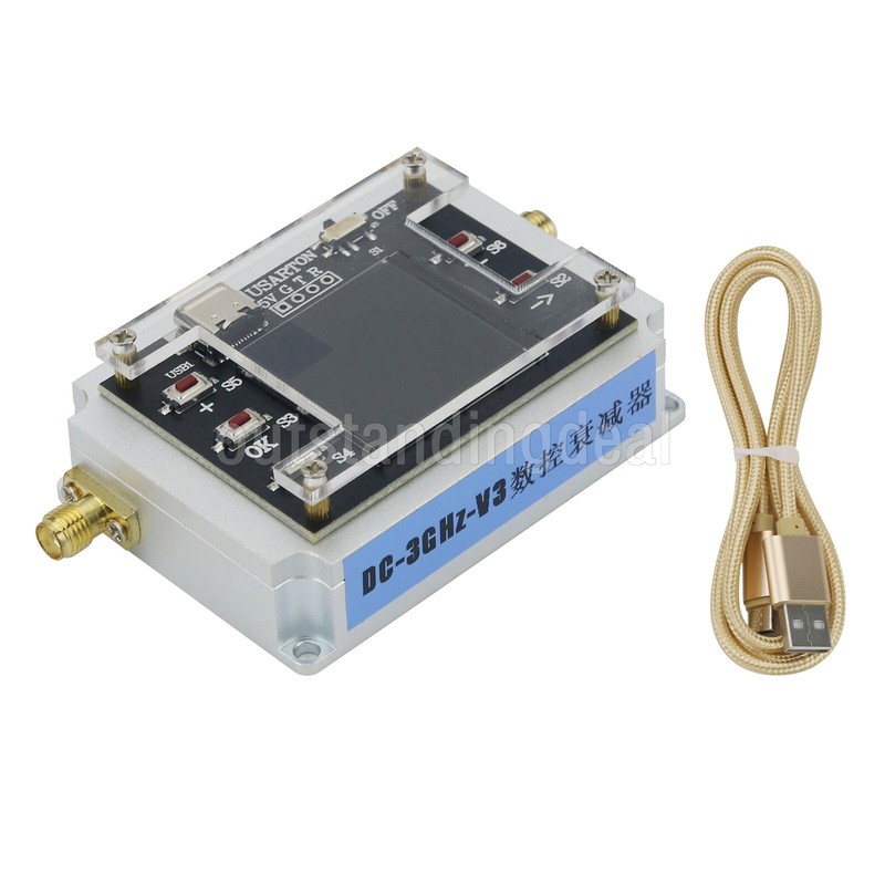 DC-3GHz Digital Programmable Attenuator with 1.3-inch TFT Screen ot25 gallery