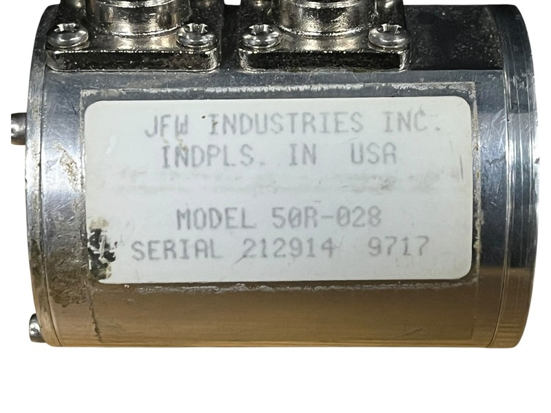 JFW Industries Inc 50R-028 Manual Single Rotary RF Attenuator Coaxial gallery