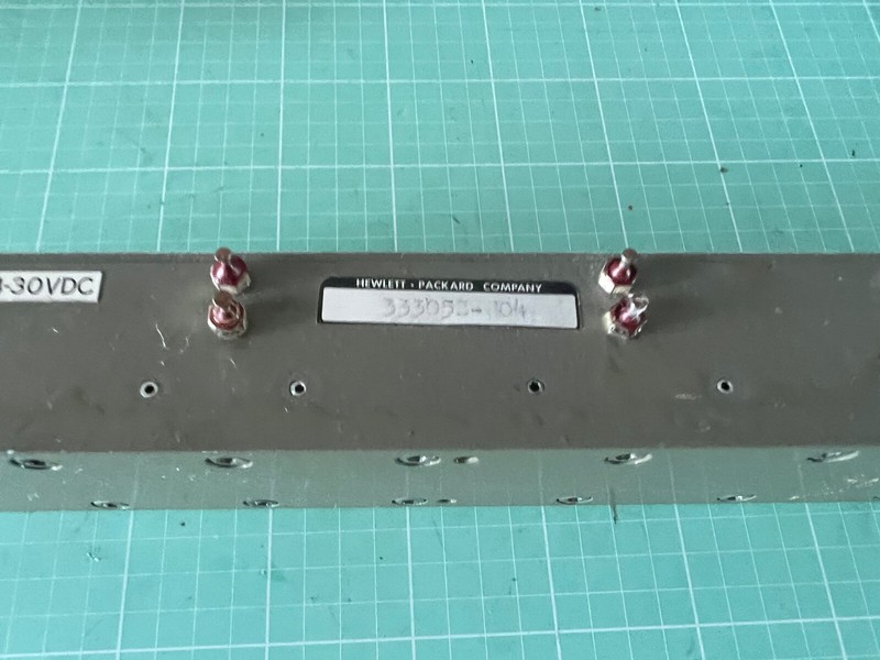 HP 33305B PROGRAMMABLE ATTENUATOR 110db gallery