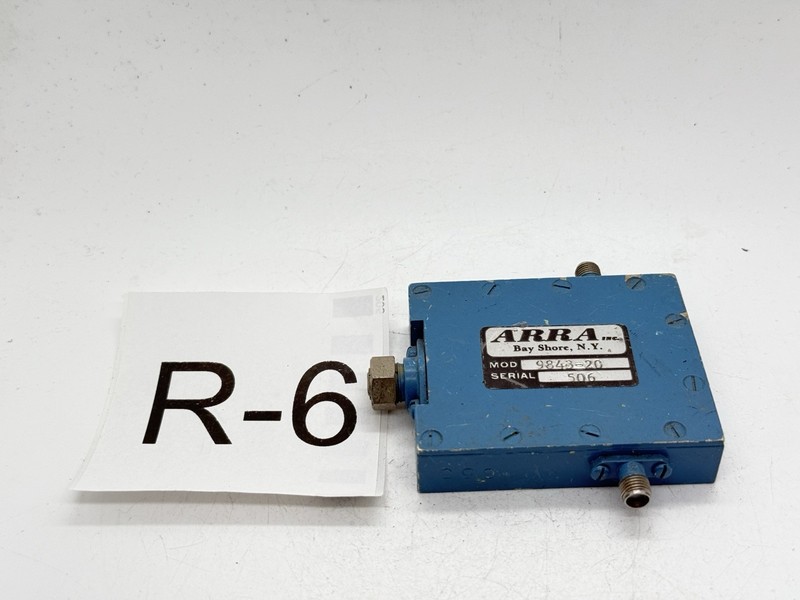 ARRA 9843-20 Microwave Fixed Attenuator RF Coaxial SMA gallery