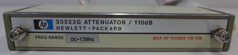 HP 33322G-016 H89 Prog. Attenuator DC-13 GHz, 0-110 dB, 10 dB step (Complete) gallery