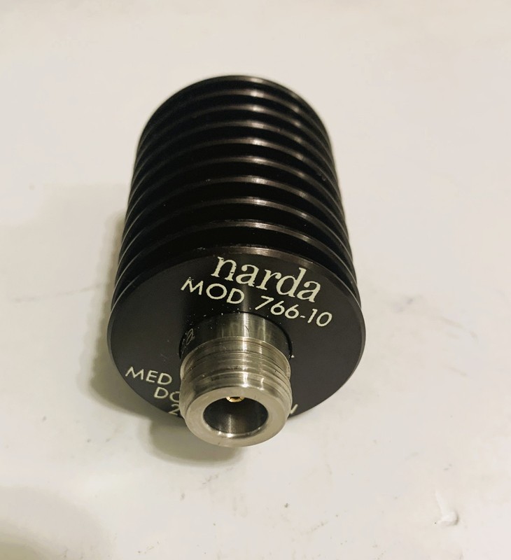 NARDA 766-10 COAXIAL ATTENUATOR UP TO 4 GHZ, 20 W gallery