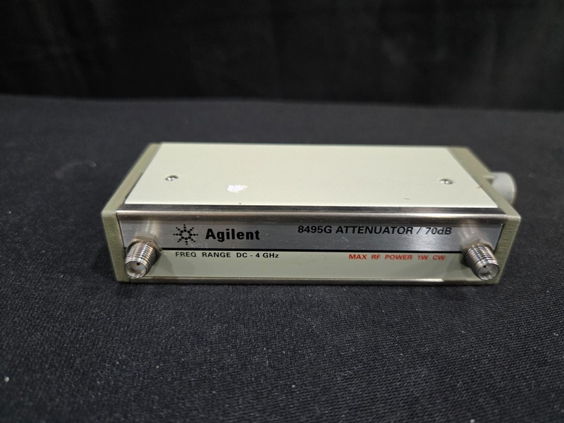 Agilent 8495G : Program Step Attenuator DC-4GHz 70 dB, W/Opt. 002 011 (0680)