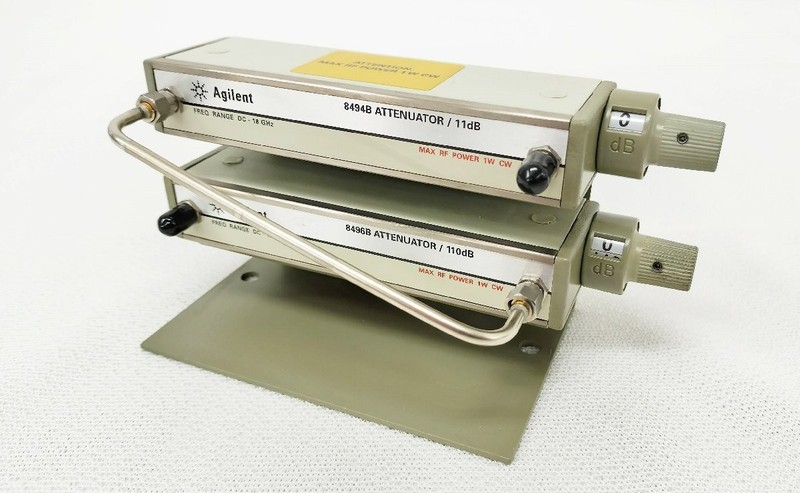 Agilent 8496B 8494B Manual Attenuator DC-18GHz 110dB SMA Japan