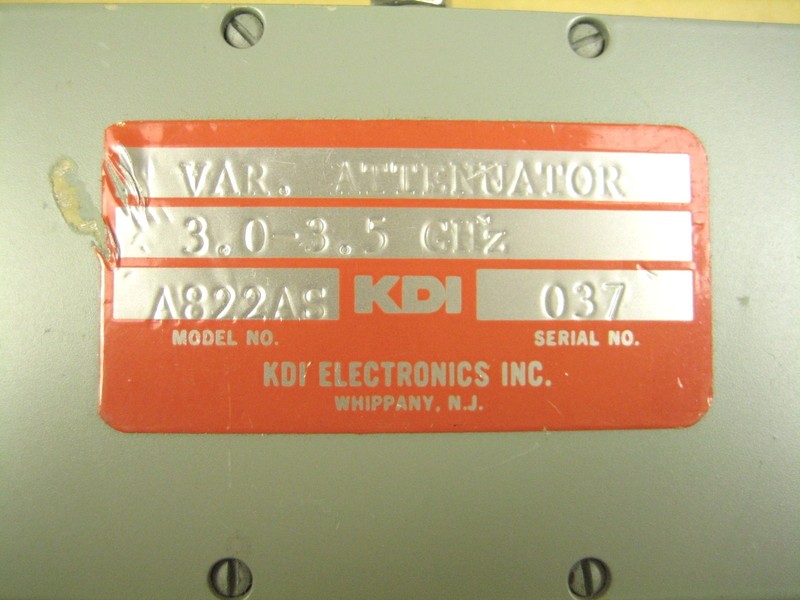 KDI Electronics Variable Attenuator A822AS gallery