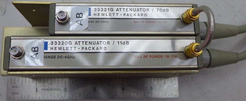 Attenuator Set Agilent/HP 33320G(8494G) and 33321G(8495G) w/Viking Cables #4 gallery