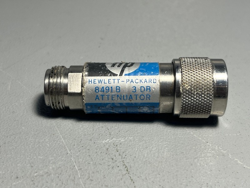 HP 8491B Coaxial RF Attenuator 3 dB DC-18 GHz gallery