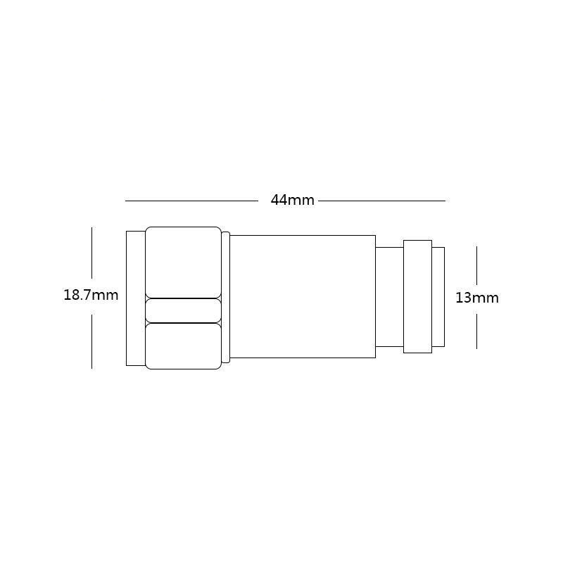 2W N-Type RF Microwave Coaxial Fixed Attenuator DC-6GHz 50Ohm 1-20dB N Male to F gallery