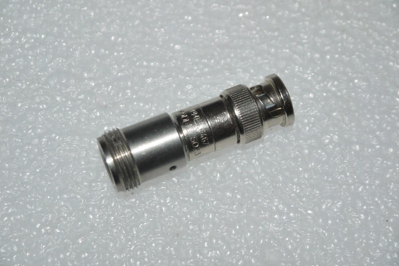 Inmet API 64671 Model 5023 RF Coaxial Adapter Series N-F to BNC-M