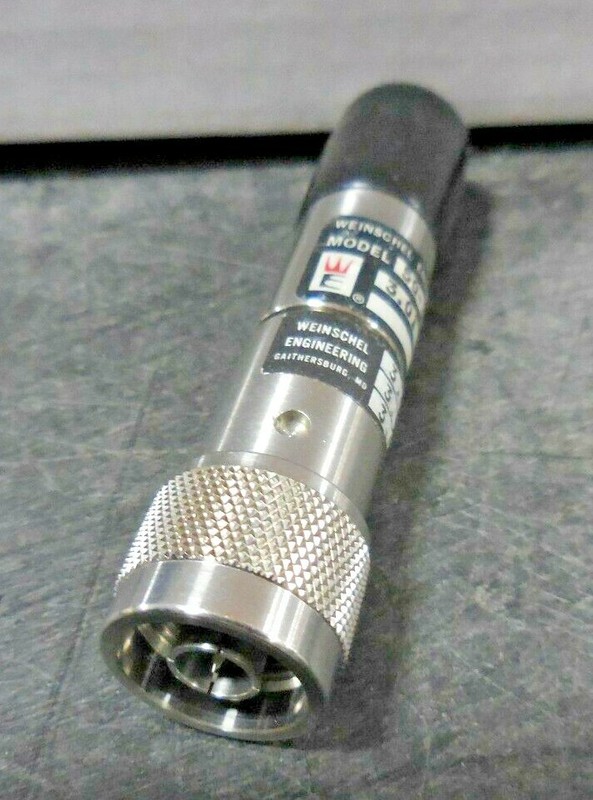 Weinschel Engineering Model 50-3 RF Coaxial Fixed Attenuator (3.01 dB @ DC GHz)