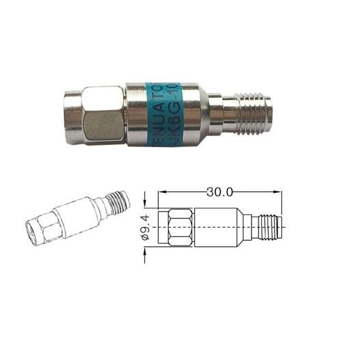 SMA Male to Female Coaxial Attenuator 2W 0-6GHz 50Ω 1/2/3/5/6/8/10/15/20/25/30dB gallery