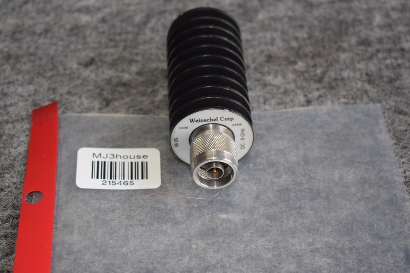 Weinschel Engi. M1426 Attenuator 50 Watts DC-8 GHz #215465-R1*B62