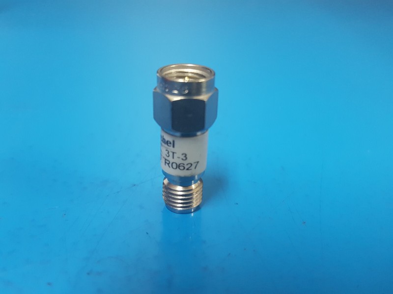 Weinschel 3T-3: Coaxial RF Attenuator 2 W, DC-12.4 GHz (R0627) gallery