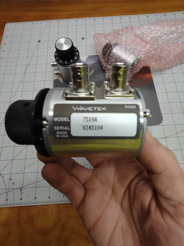 WAVETEK Model 7510A - 75 Ohm Step Attenuator - 0-10 dB - 1 dB Per Step New!