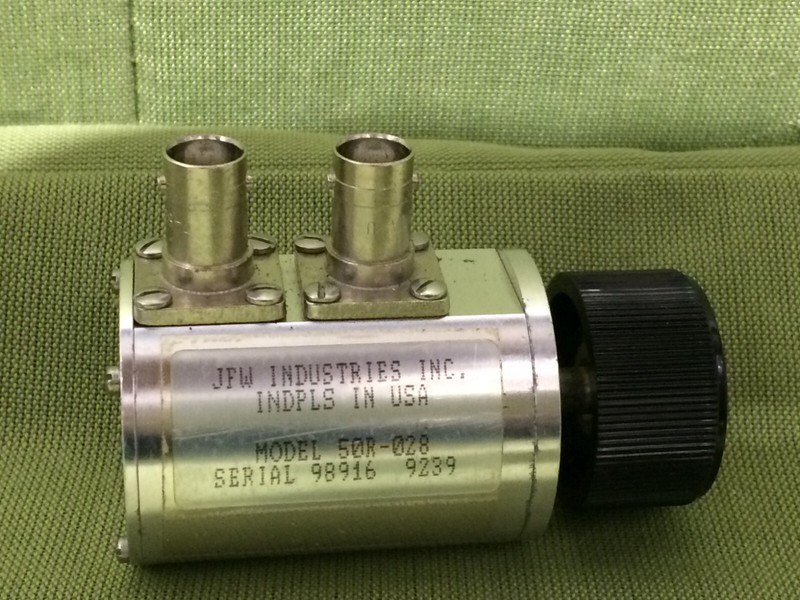 JFW Industries Inc, Manual Single Rotary Attenuator, 50R-028