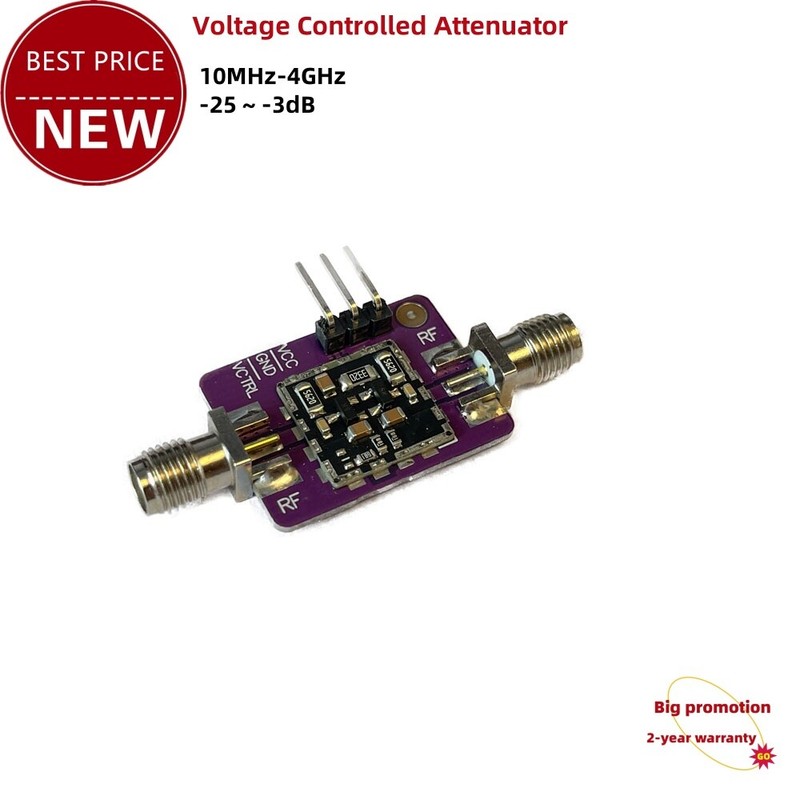 10MHz-4GHz Voltage Controlled Attenuator Module Low SWR High Flatness VCA tp1