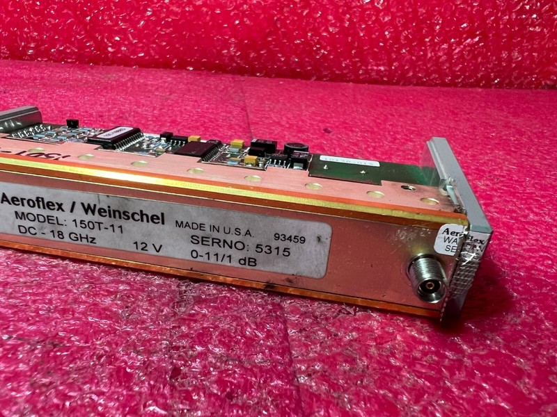 MCE Weinschel 150T-110 0-110/10 dB DC-18 GHz Step Attenuator Untested gallery