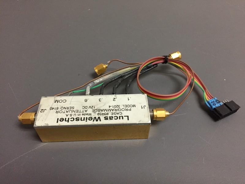 Lucas Weinschel 3201-4 Programmable Attenuator, 12V DC gallery