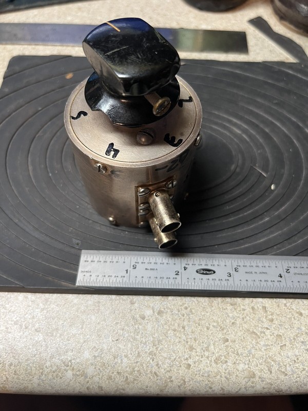 Vintage 50 Ohm (10dB/1 dB Stepping) RF Coax. Adjustable Attenuator Military?