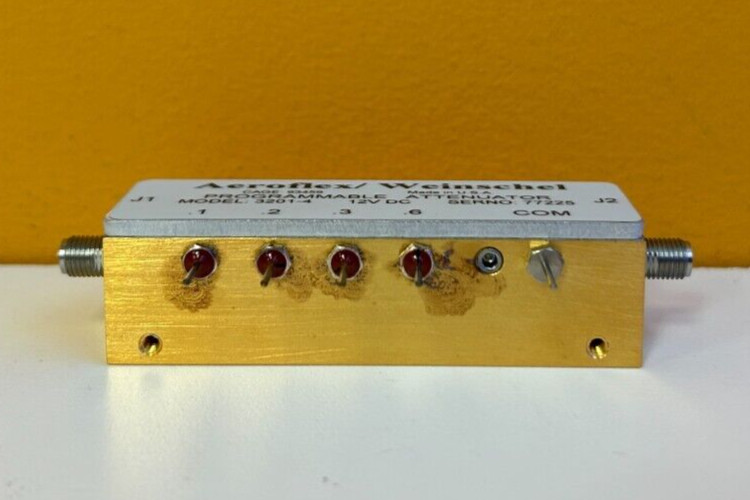 Weinschel 3201-4 DC - 2.0 GHz, 1 W, SMA (F-F) Programmable Step Attenuator. New! gallery