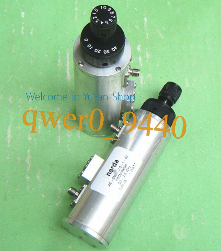 1pc Narda AS-SMA-2.5-1-50 0-50dB 2.5GHz SMA VARIABLE STEP ATTENUATOR #YH-26
