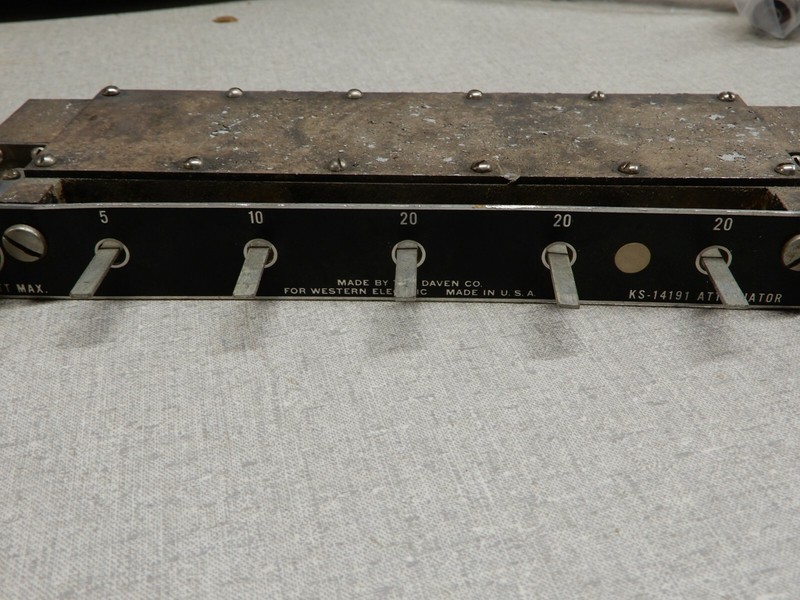 Daven Step Attenuator For Western Electric Push Button 10 and 20 dB 75 dB Total gallery