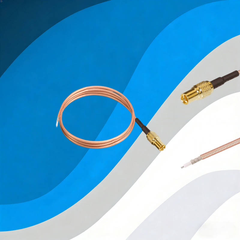 RG316 RF Jumper Cable MMCX Male-Female, PCB Solder Type Coaxial Extension Cord gallery