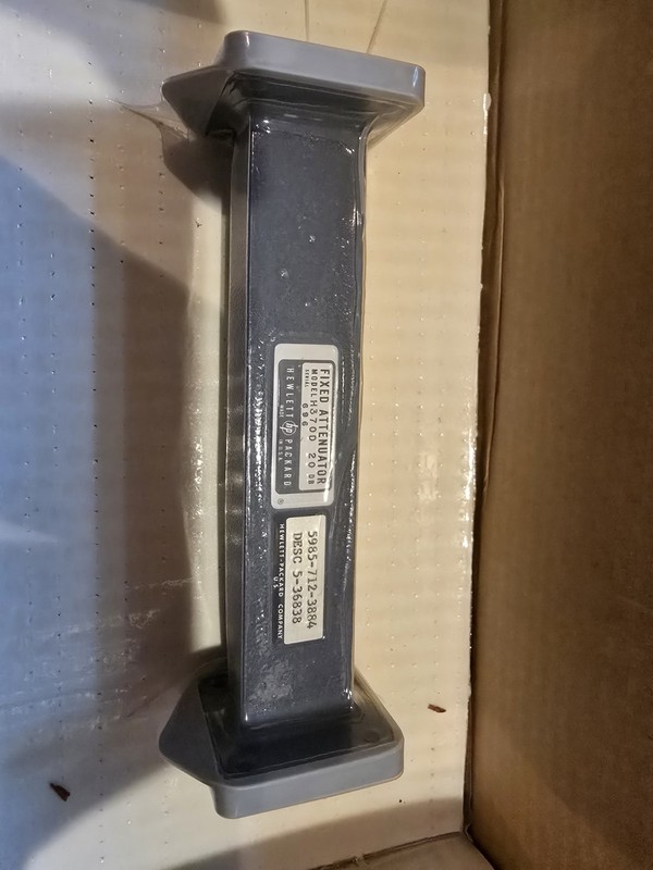 HP VARIABLE ATTENUATOR MODEL H370D 20 db gallery