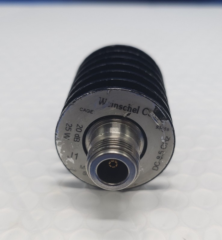 AEROFLEX WEINSCHEL 33-20-34 COAXIAL ATTENUATOR 20DB DC-8.5 GHZ 01 *USED*