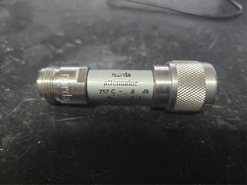 Narda 757C precision attenuators, 5 & 6 dB (you choose) TESTED 6-12 GHz Cal gallery