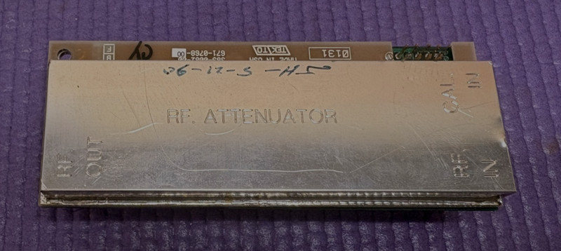 TEKTRONIX RF ATTENUATOR 389-0082-00 & 389-0081-00 BOARD gallery