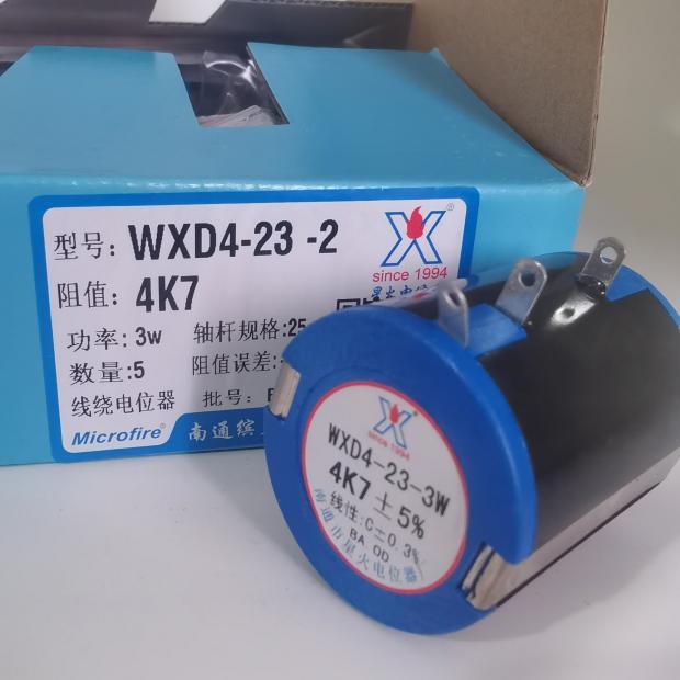 10Pcs New WXD4-23-3W Multi winding potentiometer 1K 2K2 4K7 10K 22K 47K 100K 3W gallery