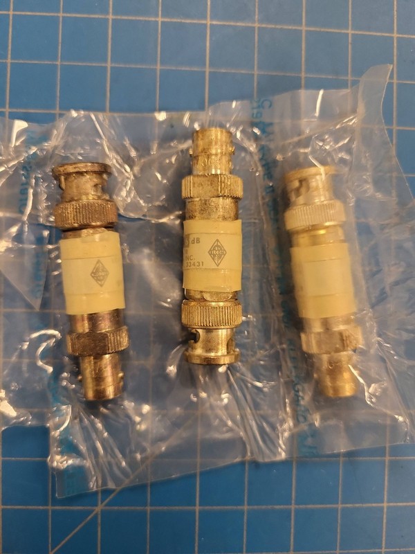 3pc ICOM AT-51 Attenuator System Lot Radio Ham Amateur Radio Equipment Parts