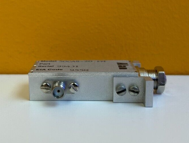 Alan 50CA8-20PM 4 to 8 GHz, 20 dB, SMA (F-F) Panel Mount, Attenuator. Tested! gallery