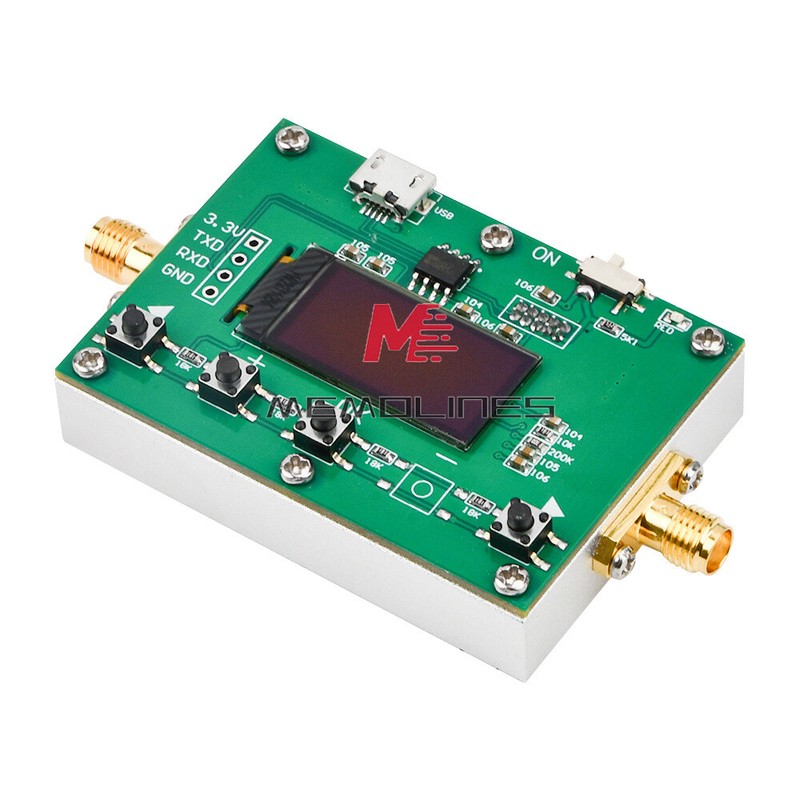 Digital Attenuator 30DB Step 0.25DB OLED Pogrammable Attenuator Module 6Ghz RF