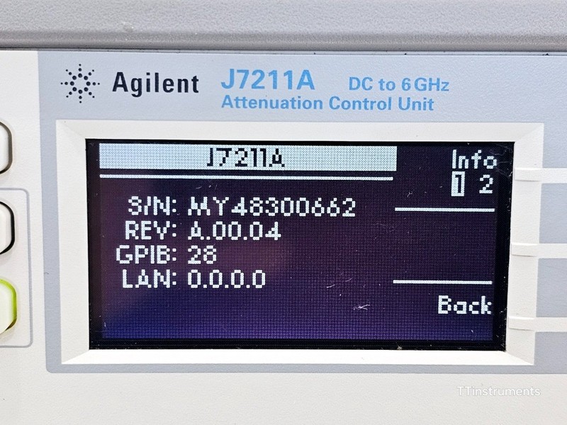 Keysight Agilent J7211A Attenuation Control Unit DC to 6 GHz 121 dB 1 dB Step gallery