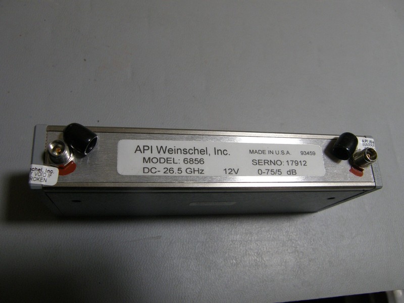 Aeroflex Weinschel Programmable Step Attenuator 26.5 GHz Model 152T-75 gallery