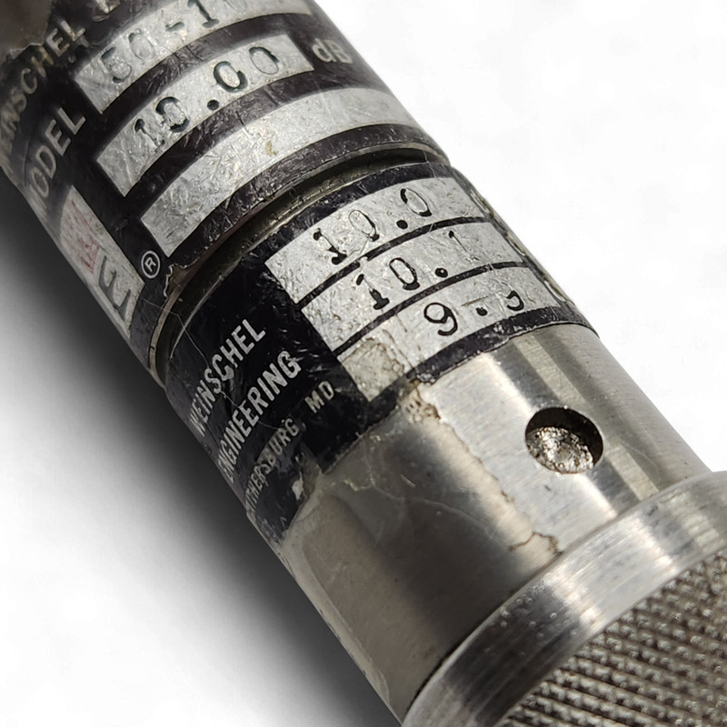 Weinschel Engineering Model 50-10 10db Attenuator gallery