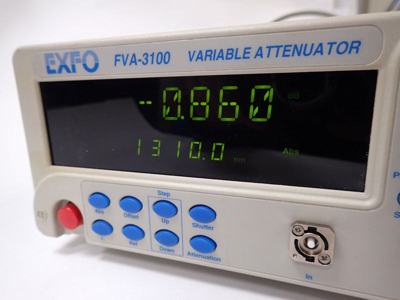 EXFO GO FVA-3100-BWEI VARIABLE ATTENUATOR 9/125um, 1200-1650nm VER. F, TESTED! gallery