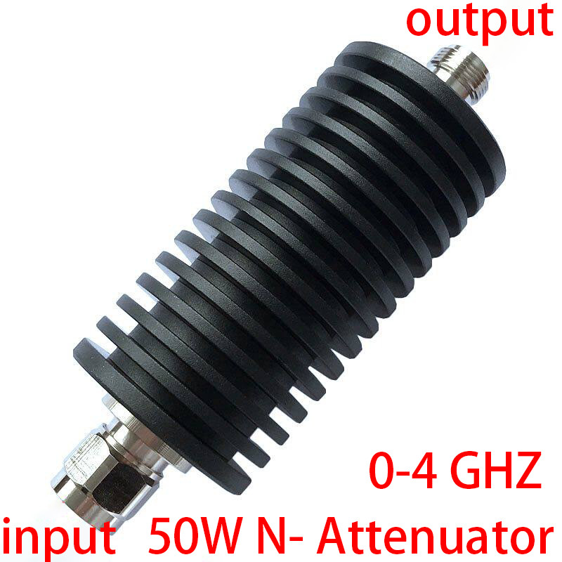 50W Long Body N-Type 20dB Attenuator DC-4GHz Ham Radio Test Component