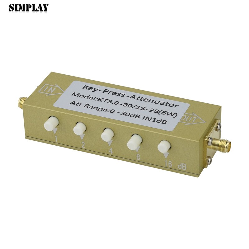SMA -KK Type 0-30dB 0-3GHz RF Adjustable Attenuator Digital Step RF Attenuator