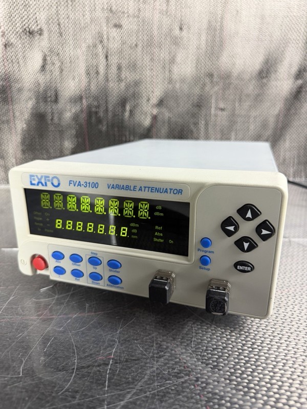 EXFO FVA-3100 Variable Attenuator w/ Power Cable *Guaranteed* VGC! Ships Fast gallery