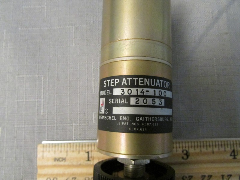 WEINSCHEL 3014-100 Dual Rotary Step Attenuator 0-100dB Panel Mount gallery