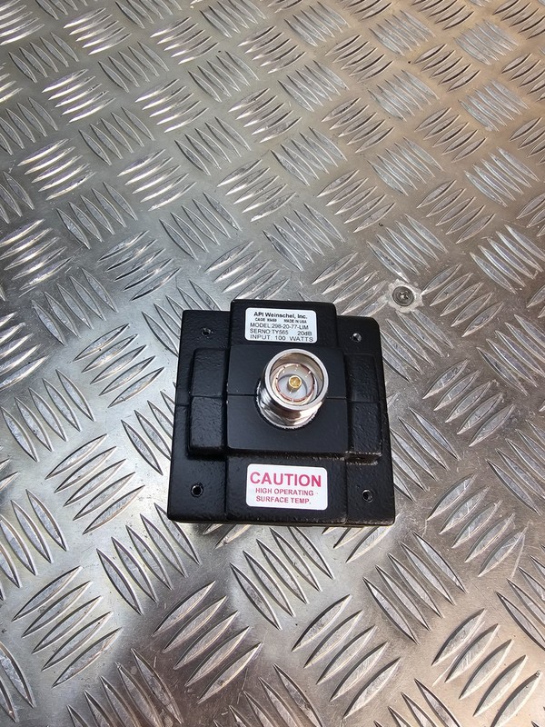 API Weinschel 298-20-77-LIM 20dB RF Attenuator 100W N-Type gallery