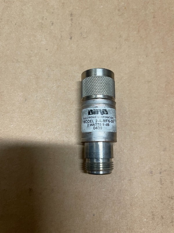 2Watt 9dB Attenuator N-Male to N-Female Conn Bird Technologies 2-A-MFN-09