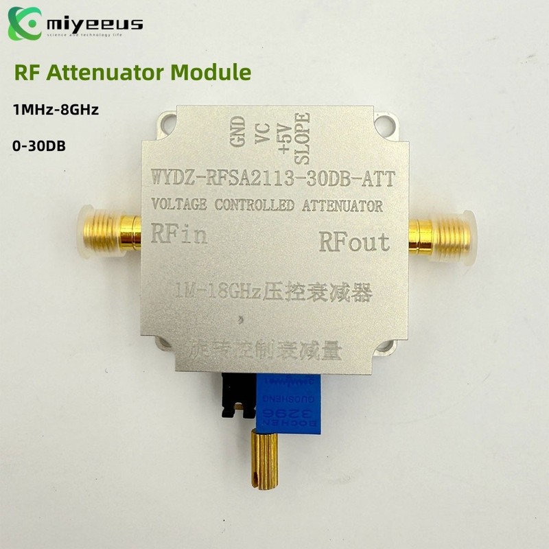 WYDZ-RFSA2113-30DB-ATT 1MHz-8GHz 0-2.5V Voltage Controlled RF Attenuator Module